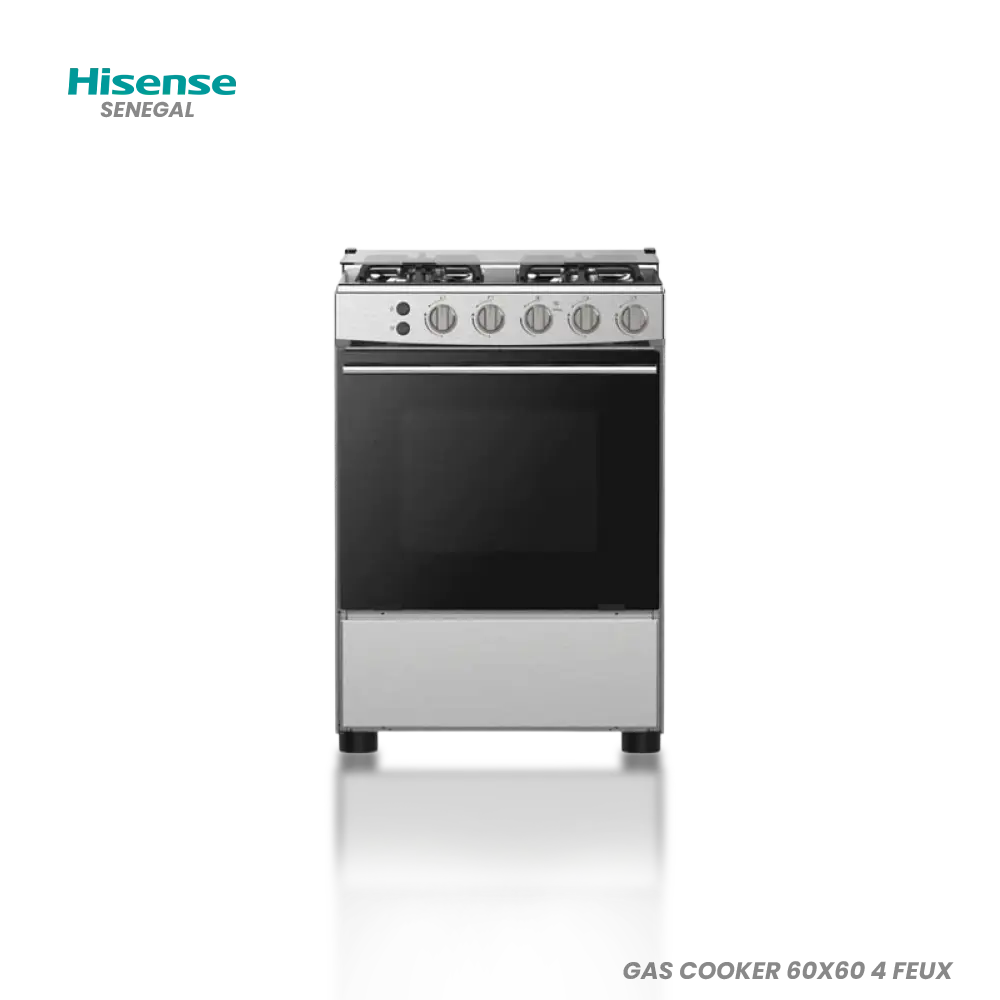Cuisinière Hisense 60 x 60 cm 4 Feux à Gaz