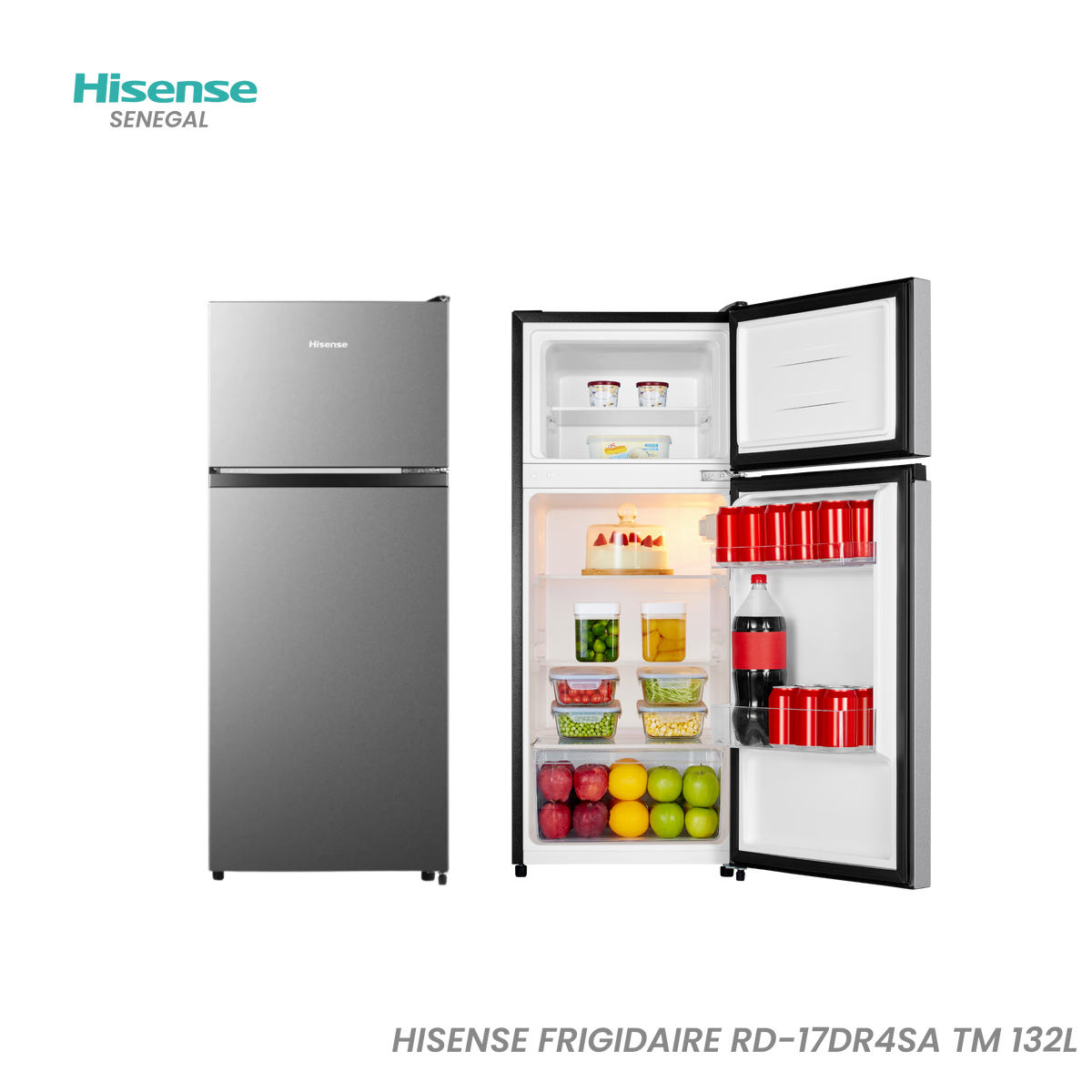 Réfrigérateur Hisense 132 L – Réf. RD-17DR4SA