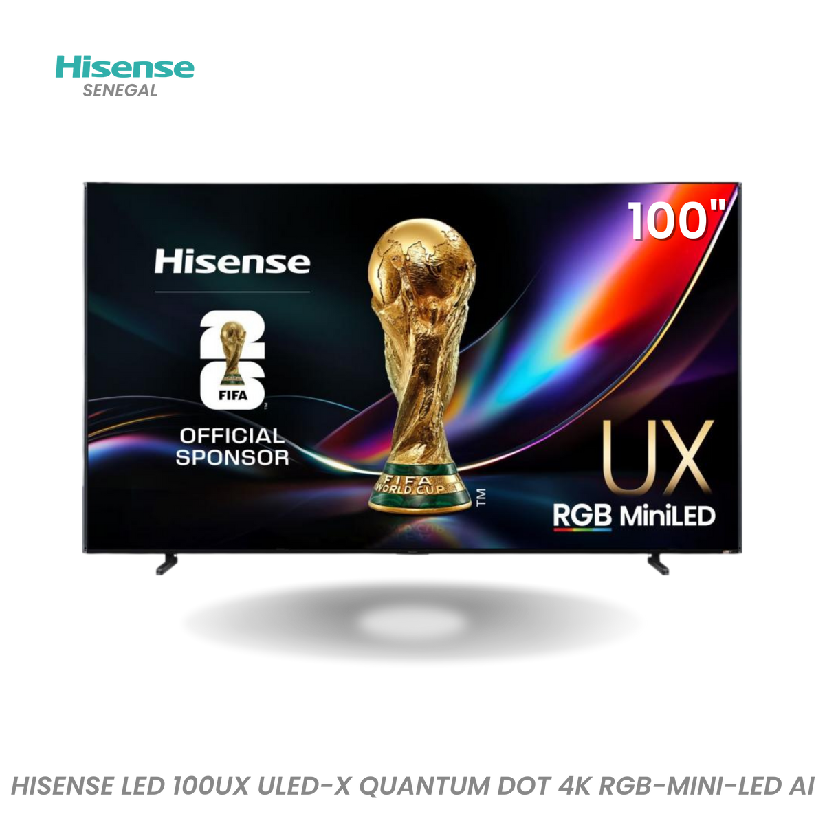 Hisense Led 100UX ULED-X Quantum Dot 4K RGB-MINI-LED AI