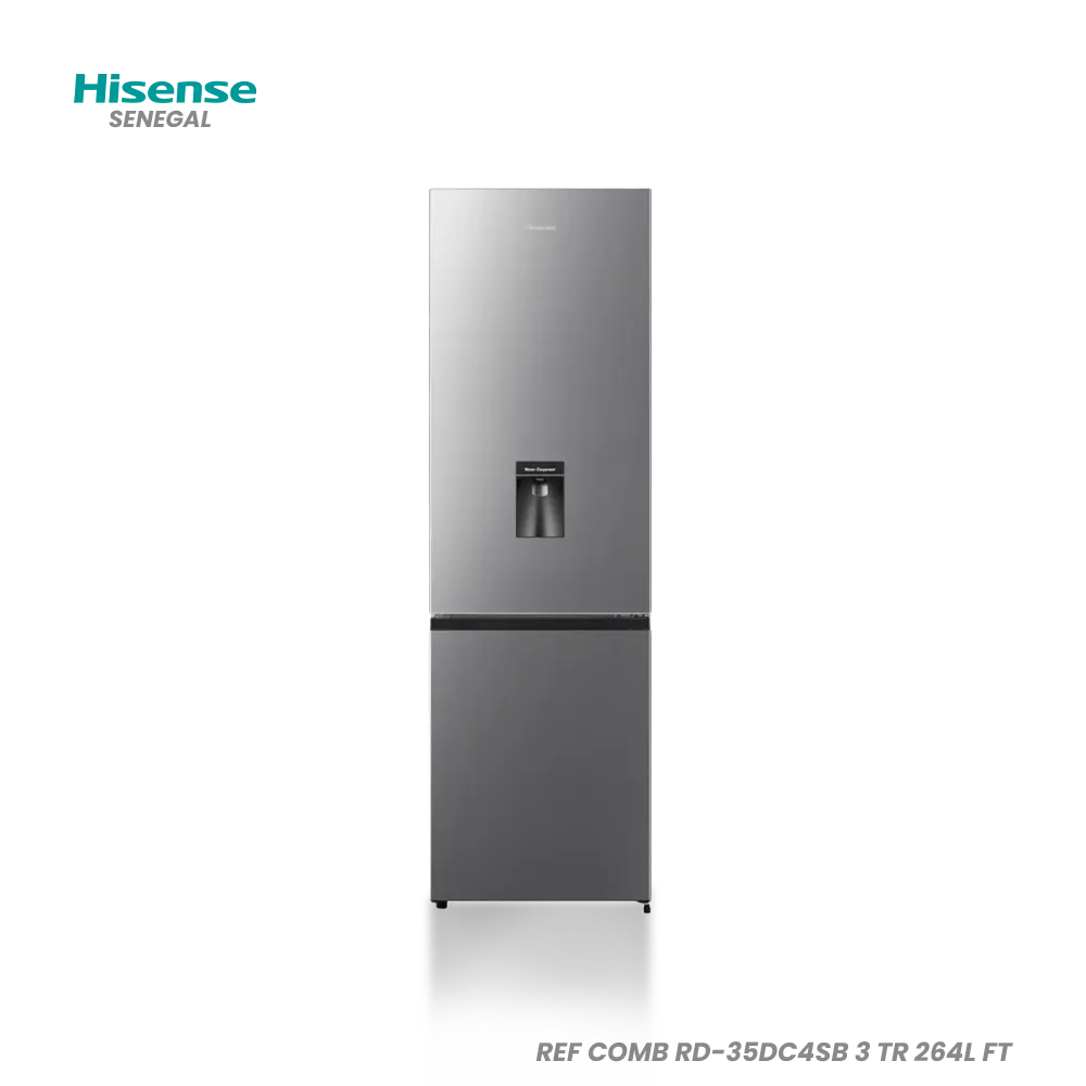 Réfrigérateur Combiné Double Porte Hisense 264 L – Réf. RD-35DC4SB