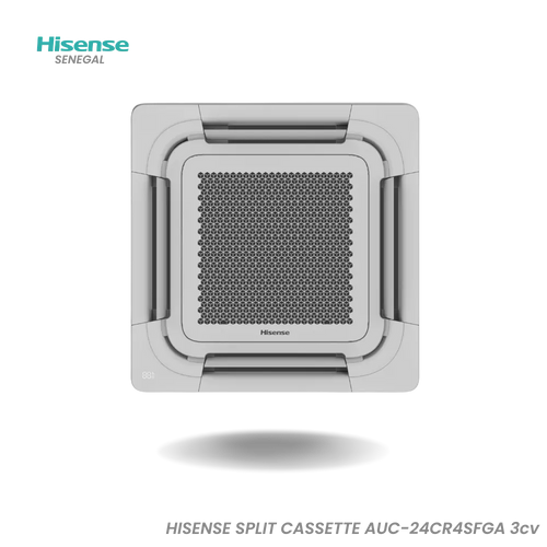 Climatiseur Cassette Hisense 24 000 BTU (3 CV) AUC-24CR4SFGA – Electro Privé Sénégal