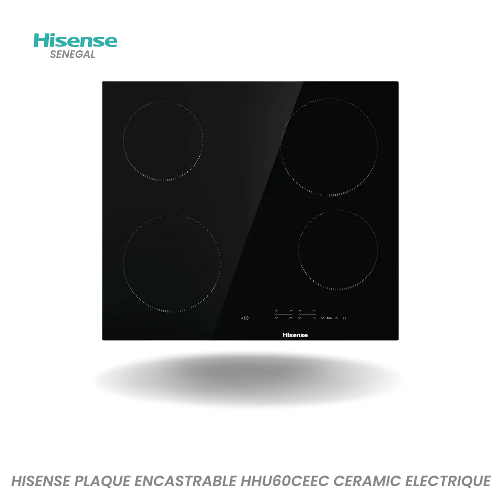 Plaque de Cuisson Encastrable Hisense Électrique Vitrocéramique – Réf. HHU60CEEC