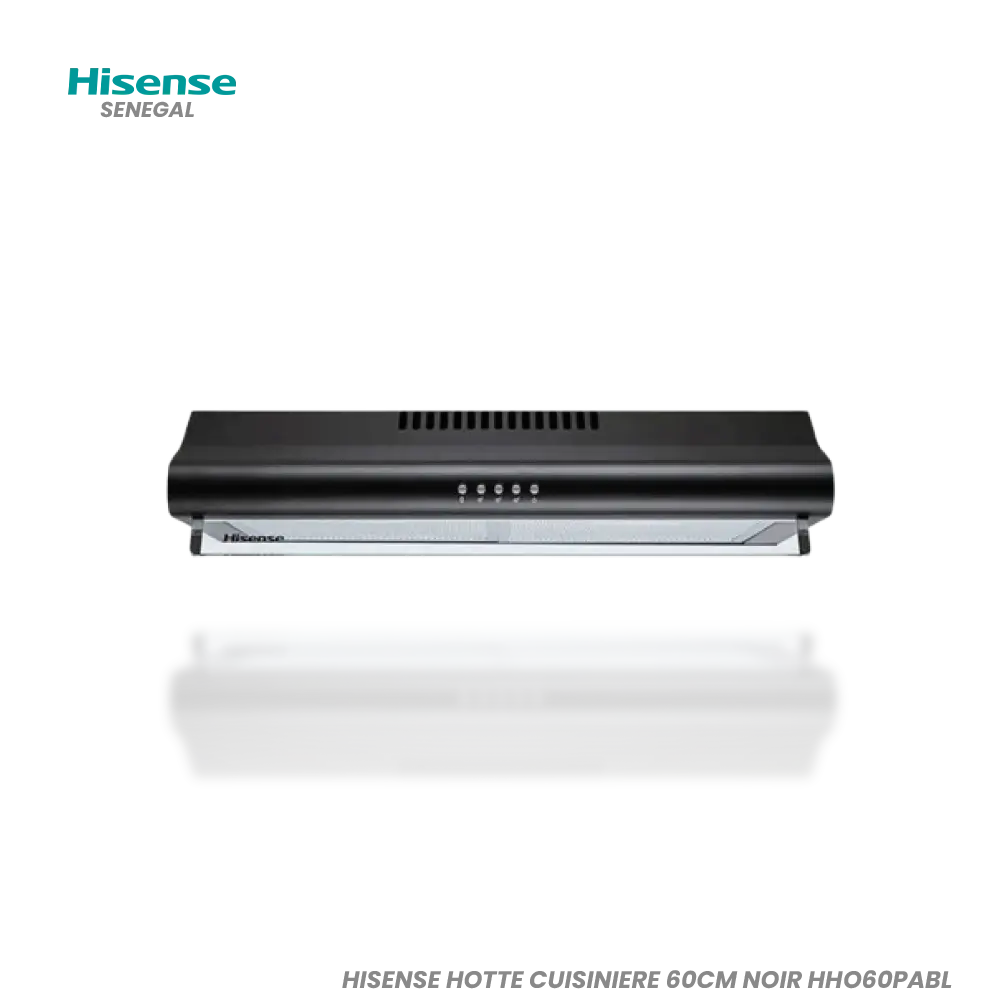 Hotte Aspirante Hisense 60 cm Noir – Réf. HHO60PABL