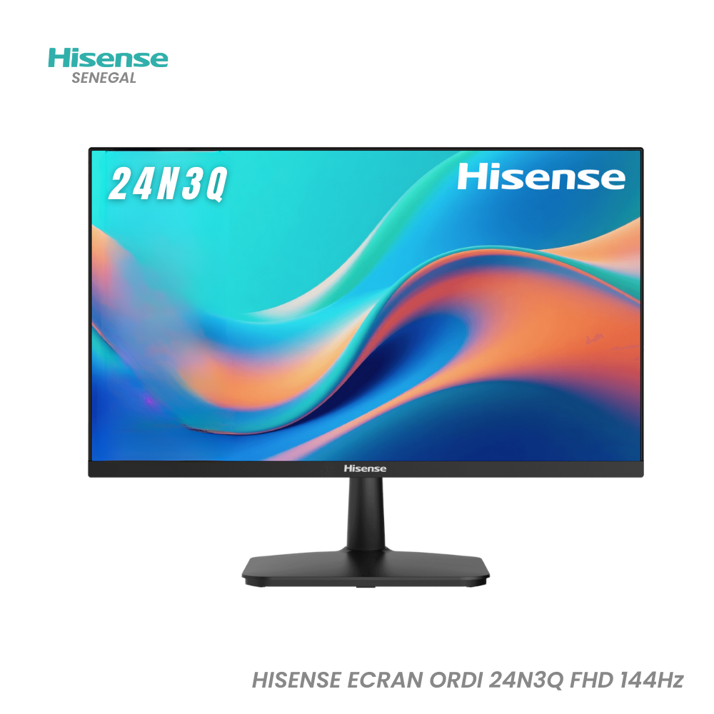 Écran PC Hisense Full HD 144 Hz – Réf. 24N3Q