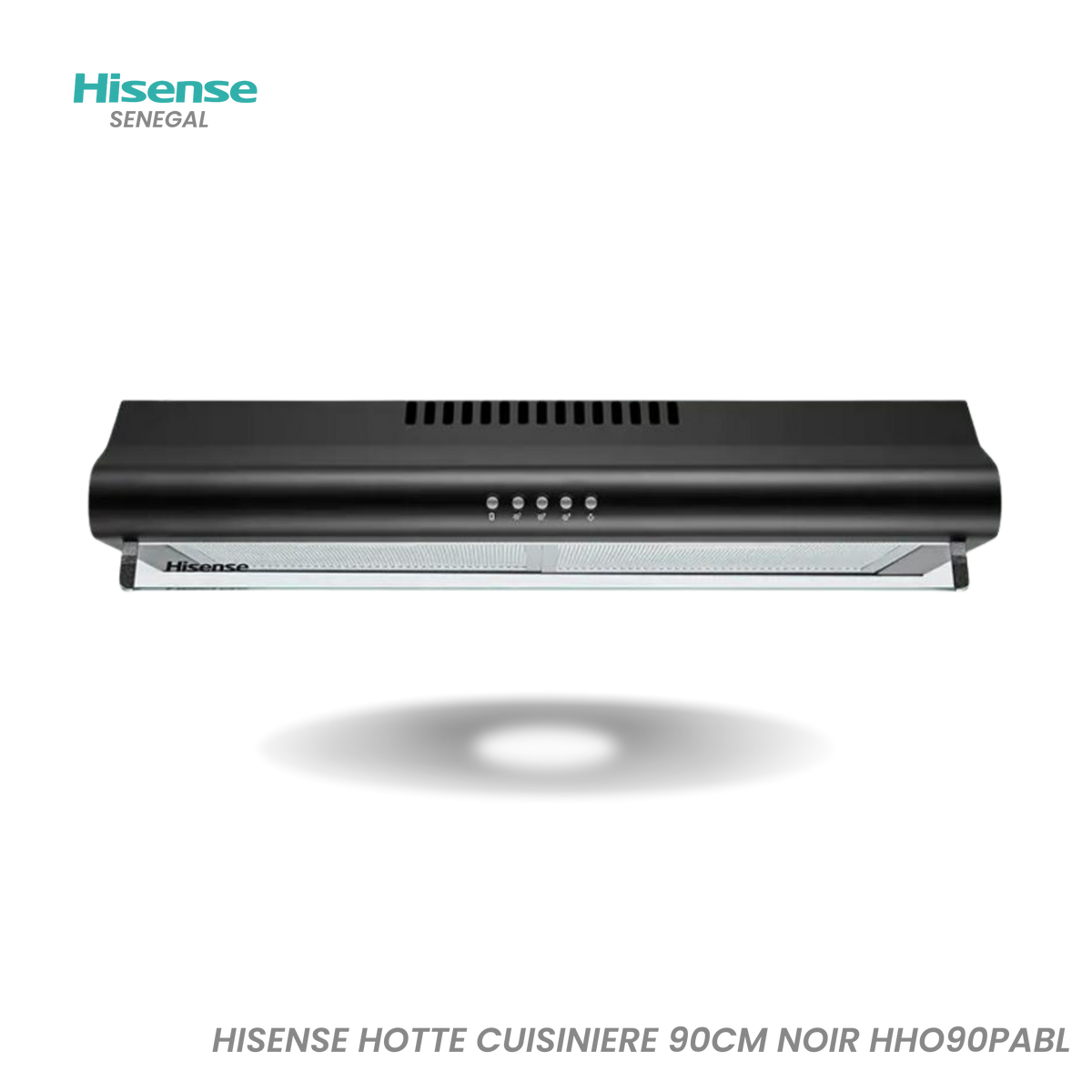 Hotte Aspirante Hisense 90 cm Noir – Réf. HHO90PABL