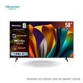 Téléviseur Hisense 58" LED 4K UHD Smart TV – Réf. 58A6K