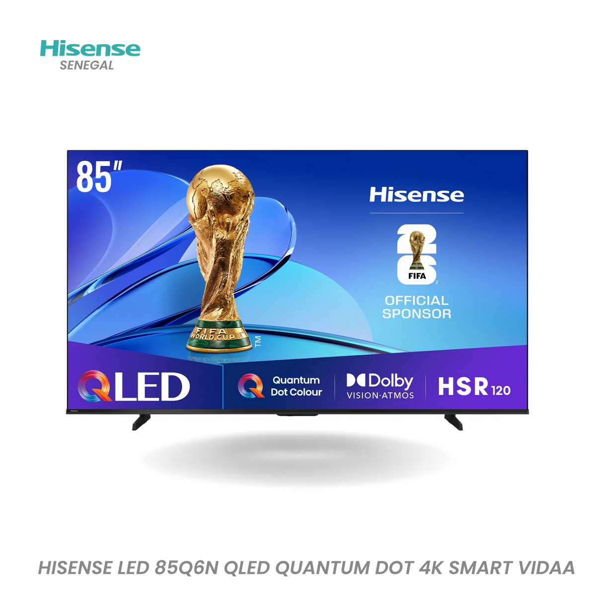 Téléviseur Hisense QLED – Réf. 85Q6Q