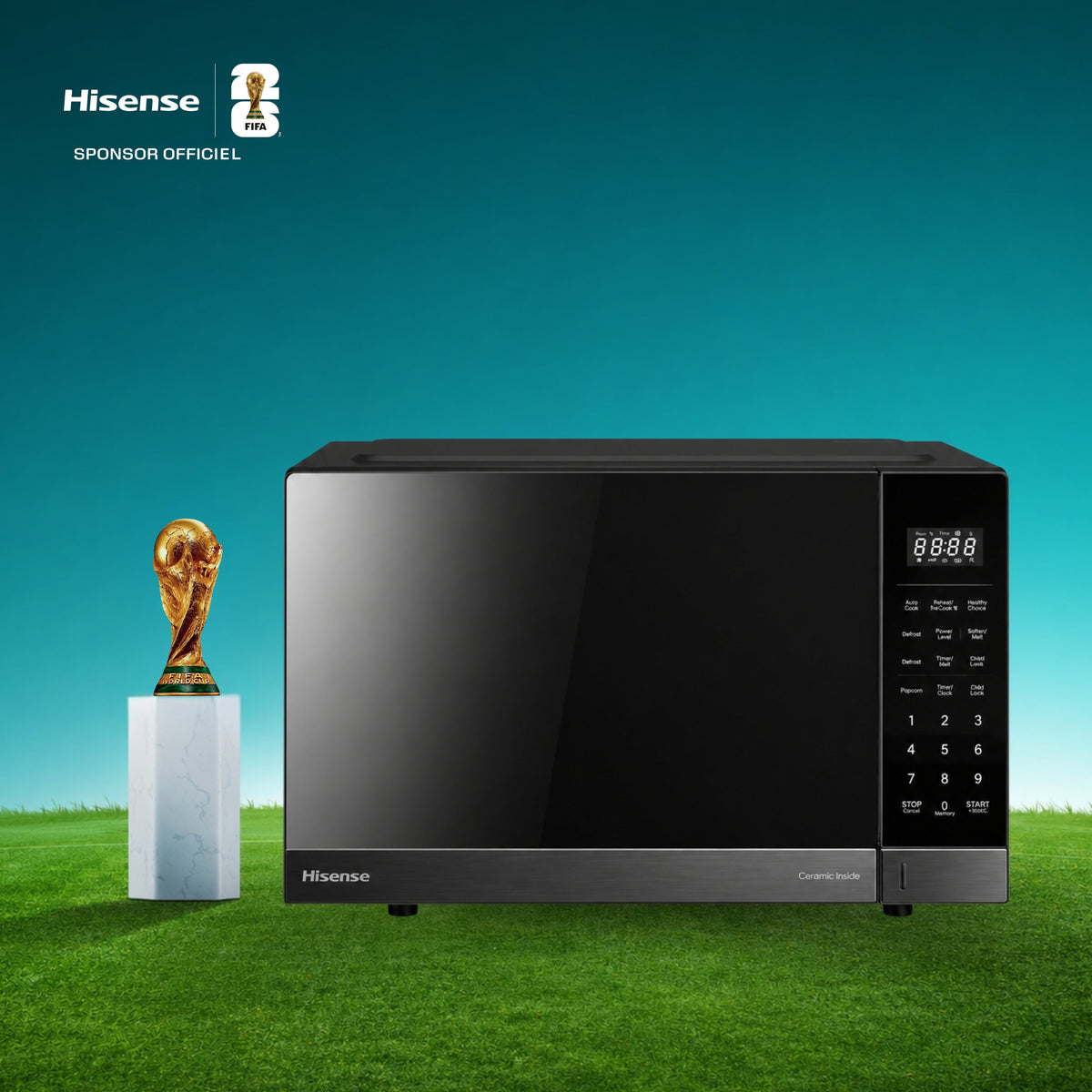 Four à Micro-ondes Hisense 42 L avec Grill – Réf. HMMG4210DSG