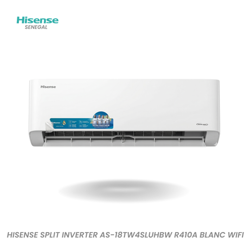 Climatiseur Split Mural Hisense 18 000 BTU Inverter WiFi Blanc AS-18TW4SLUHBW – Electro Privé Sénégal