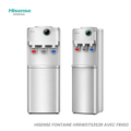 Fontaine à Eau Hisense avec Mini-Réfrigérateur Gris – Réf. H96WDTS3S2R