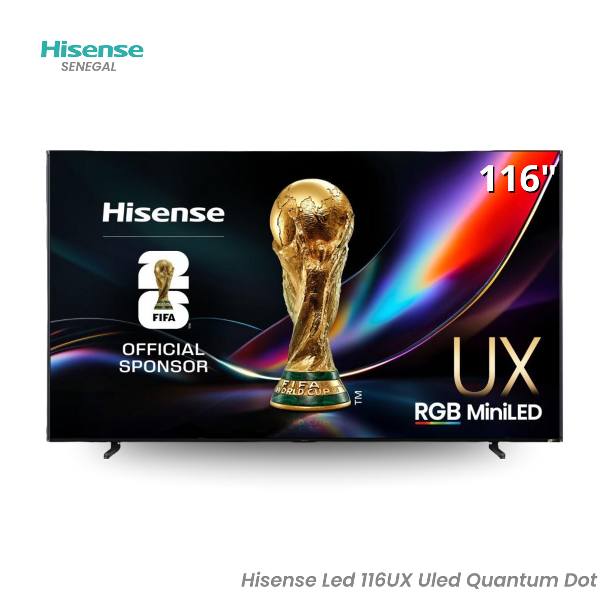 Téléviseur Hisense ULED-X 4K UHD – Réf. 116UX