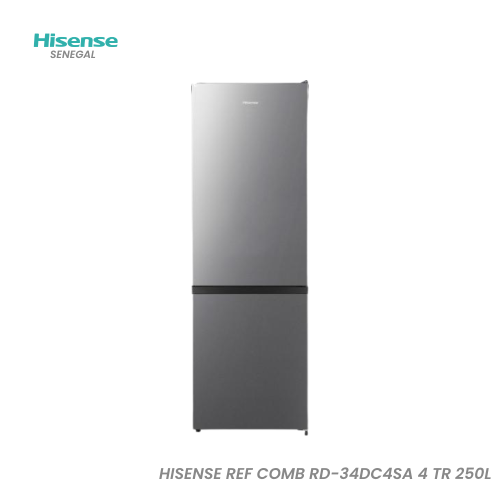 Réfrigérateur Combiné Double Porte Hisense 250 L – Réf. RD-34DC4SA