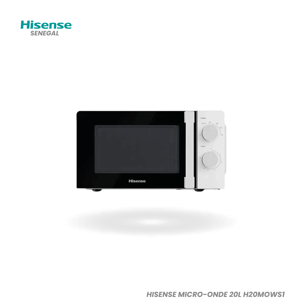 Four à Micro-ondes Hisense 20 L sans Grill – Réf. H20MOWS1