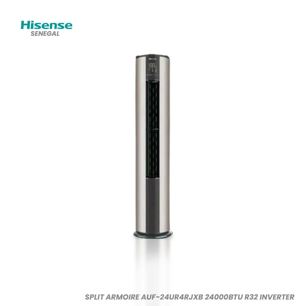 Climatiseur Armoire (Colonne) Hisense 24 000 BTU Inverter – Réf. 24UR4RJXB