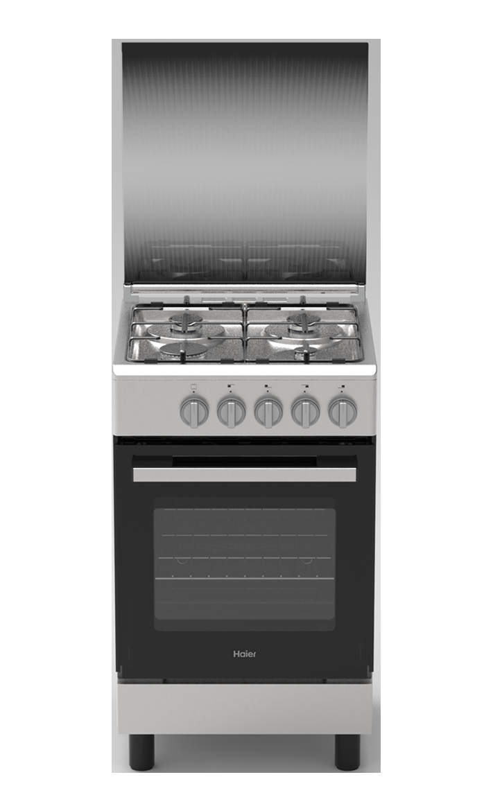 Cuisinière Haier 50 x 55 cm 4 Feux Gris HCR1040EGS1 – Electro Privé Sénégal